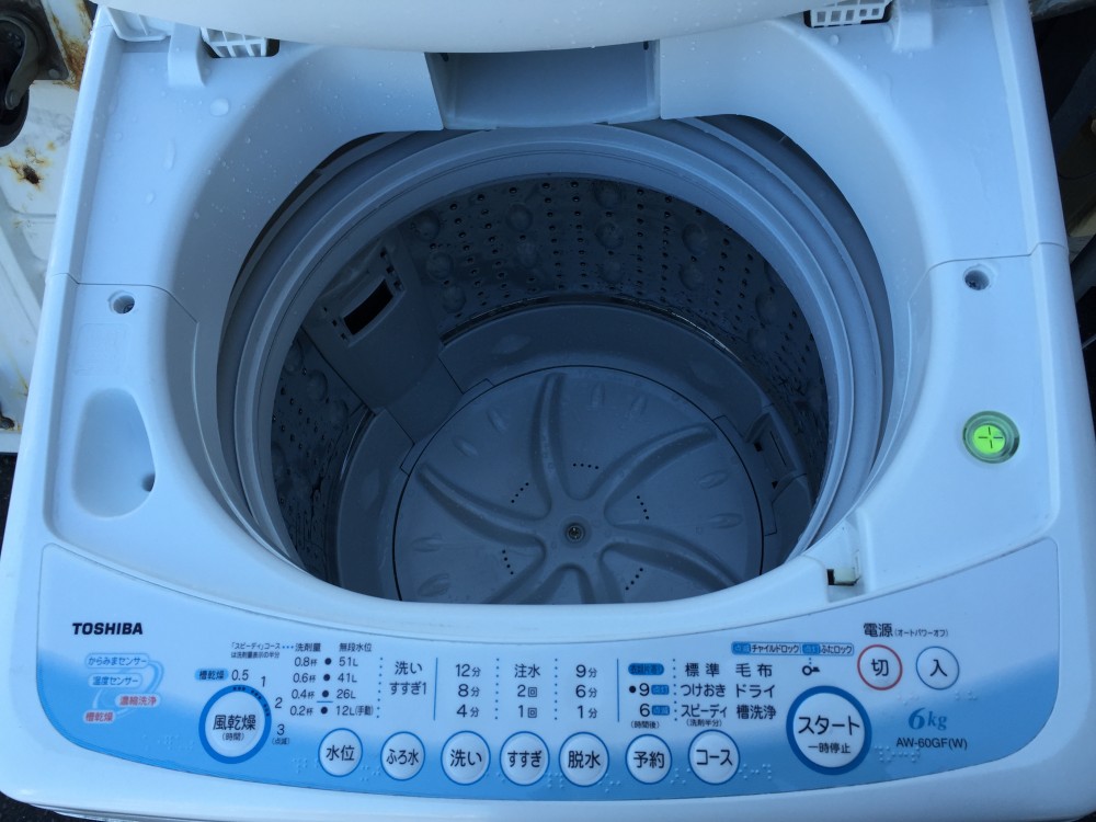 ハイアールアクア（AQW-KS60）洗濯機の分解と洗濯槽カビの洗浄｜修理 